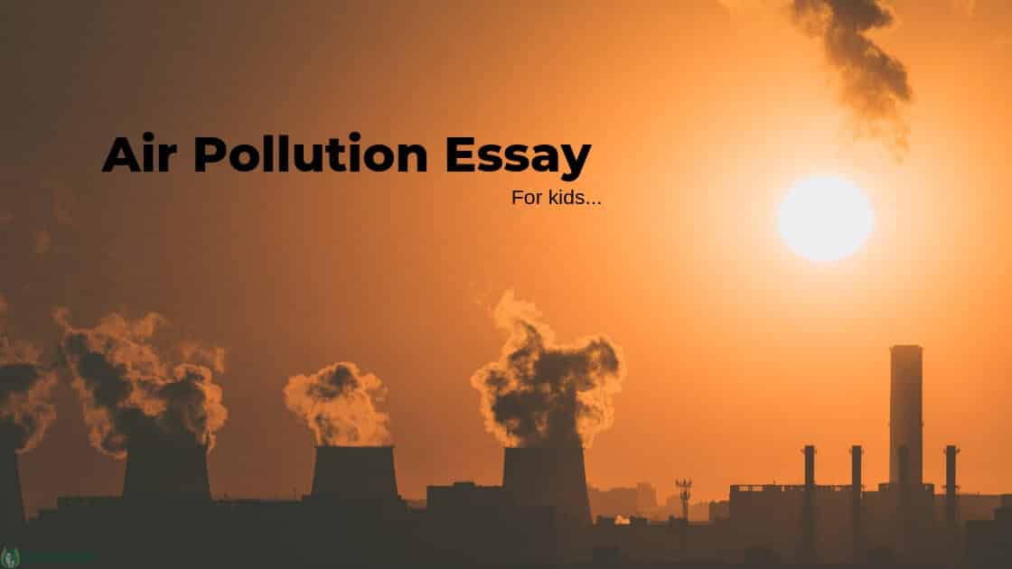 air pollution essay class 3