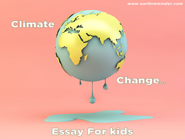 climate change essay drawing