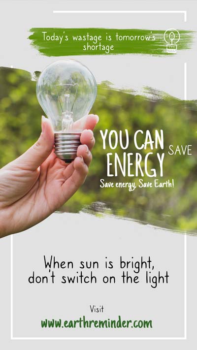 save electricity save environment