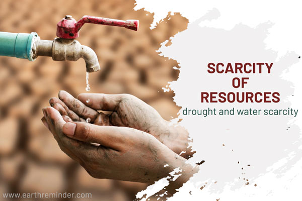 drought and water scarcity of resources