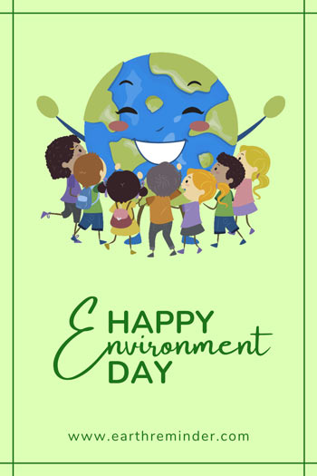 Happy world environment day poster
