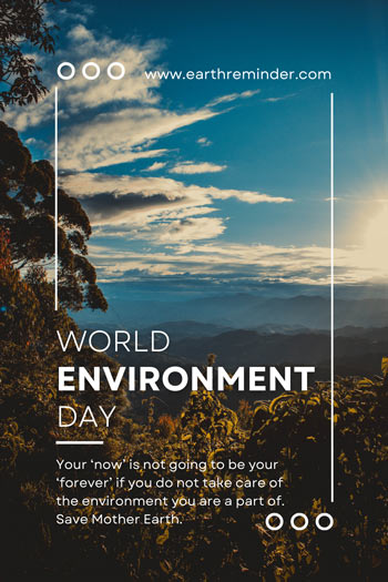 world environment day poster with slogan