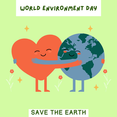Happy world environment day poster