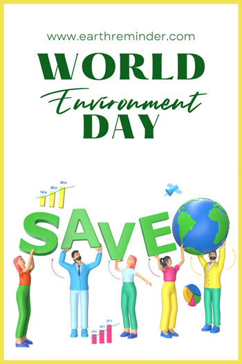 Happy world environment day poster