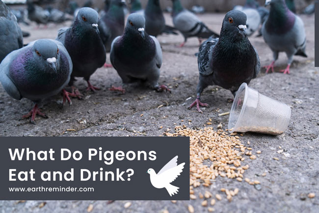 what-do-pigeons-eat-and-drink