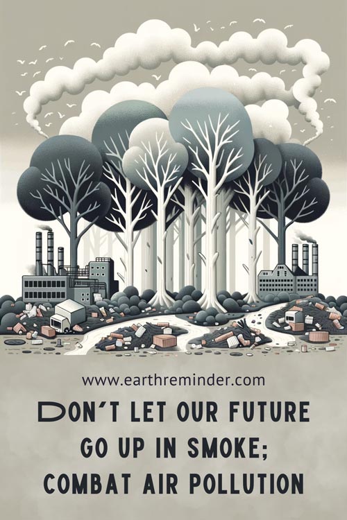 Don't let our future go up in smoke combat air pollution and climate change