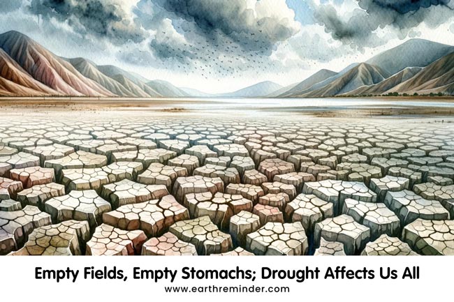 Empty fields, empty stomachs, drought affects us all.