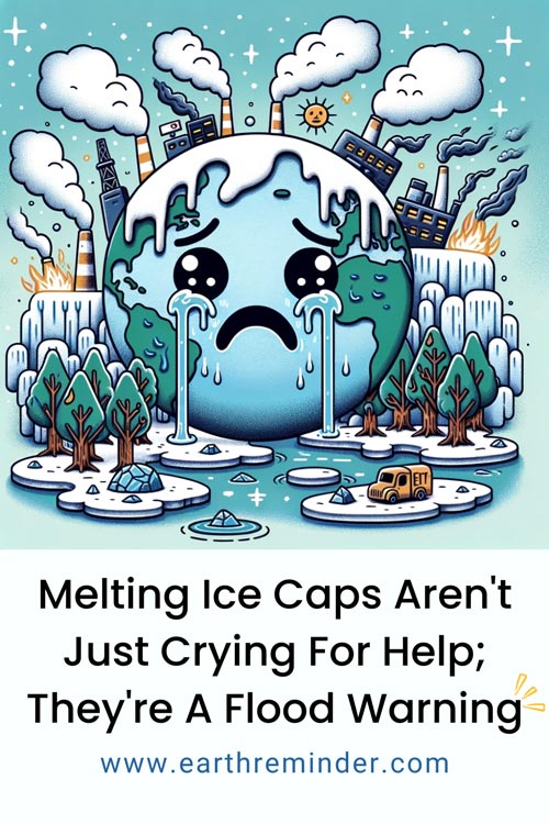 Melting ice caps are not just crying for help, they are a flood warning.