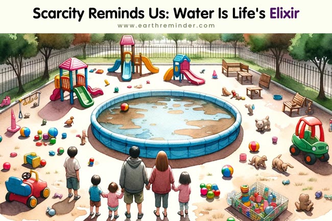 Scarcity reminds us: water is life's elixir