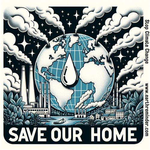 Save our home. Stop climate change