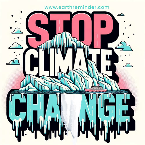stop climate change poster