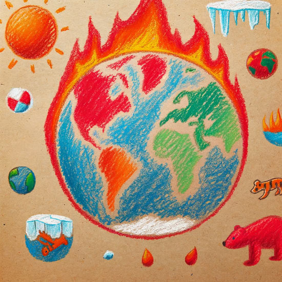 global warming is global warming drawing