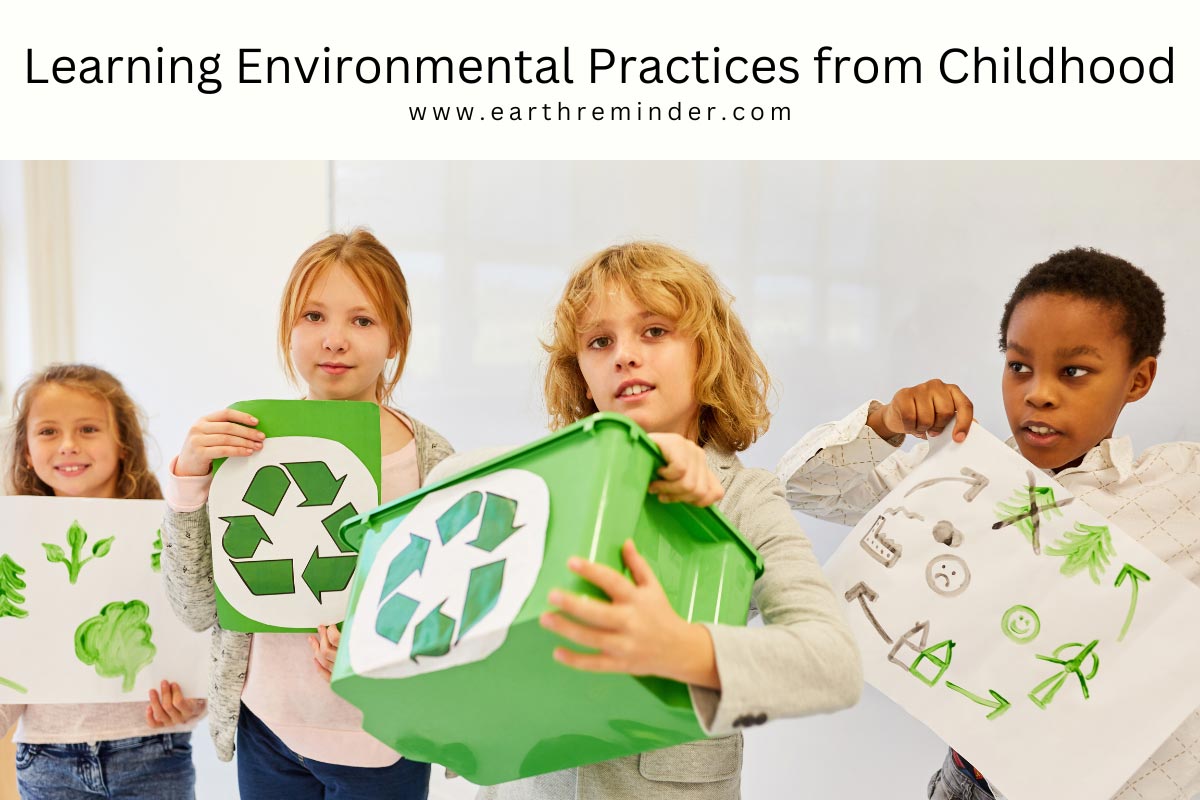 learning environmental practices from childhood