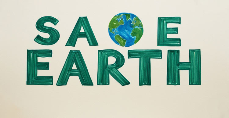 save earth drawing