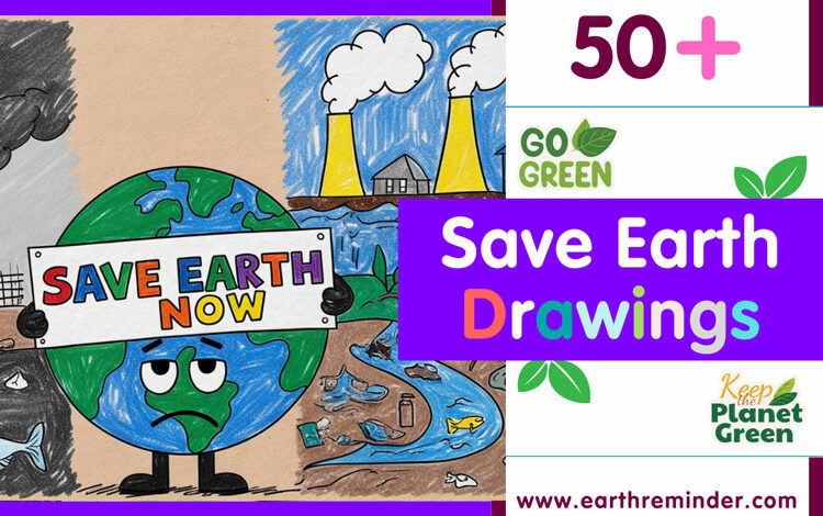 save earth drawings easy and beautiful