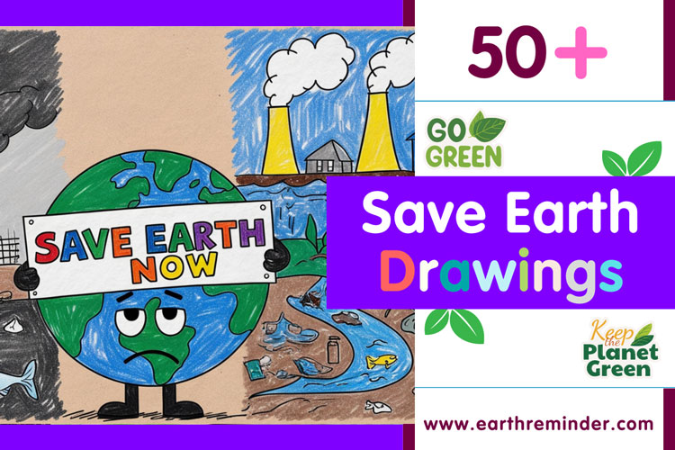 save earth drawings easy and beautiful