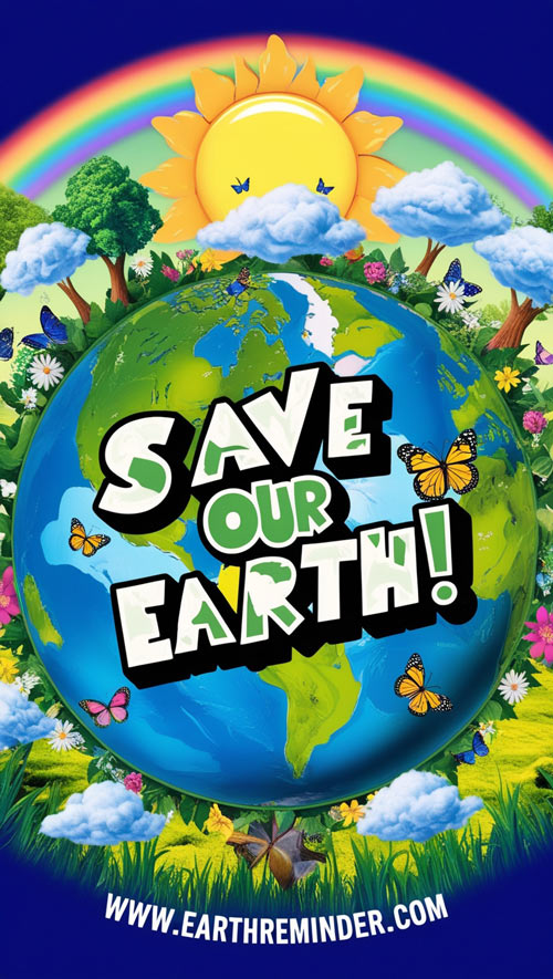save our earth poster