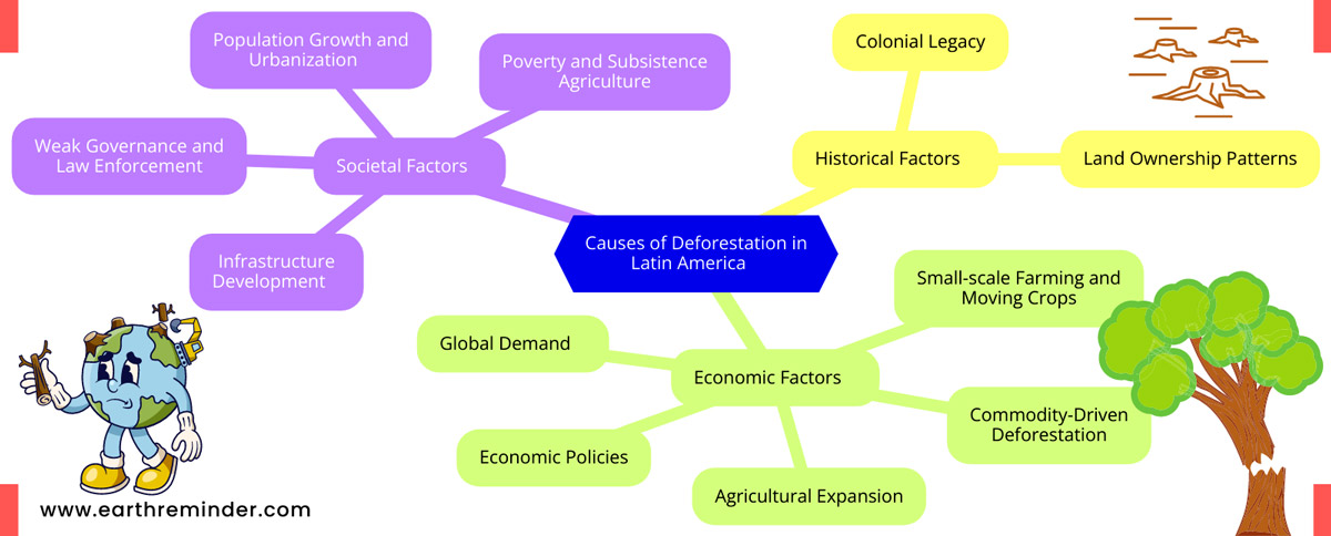 Causes of deforestation in Latin America