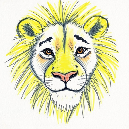 professional-lion-face-drawing-sketch