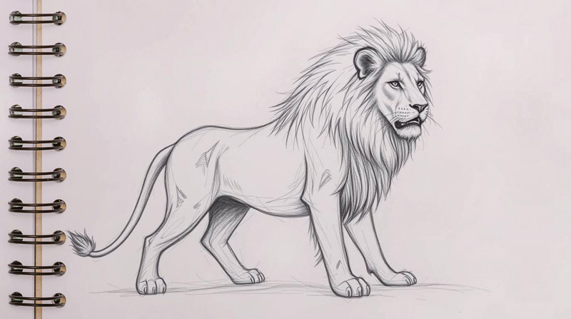 professional-lion-drawing-pencil-sketch