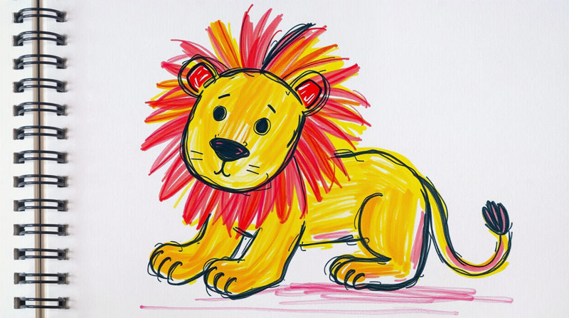 simple-lion-drawing
