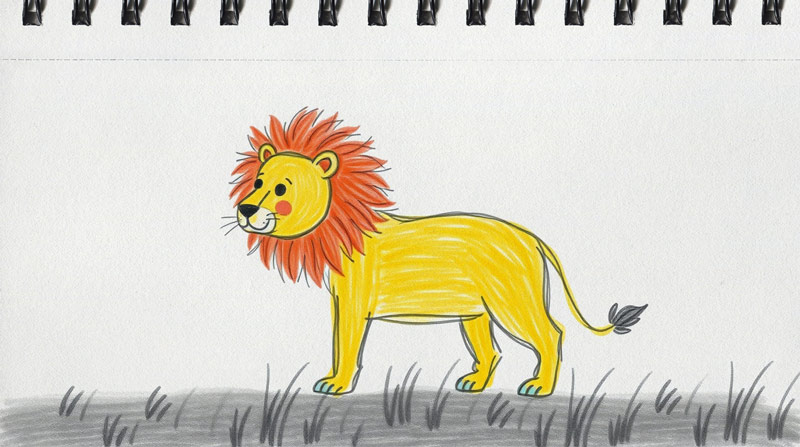 simple-lion-drawing