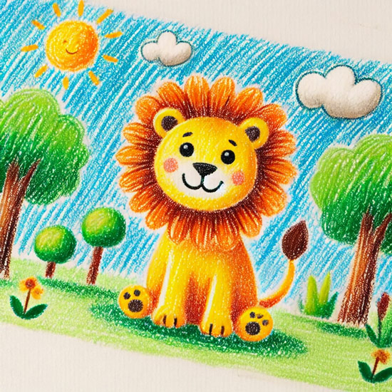 simple-lion-drawing