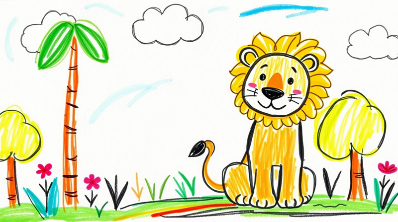 simple-lion-drawing