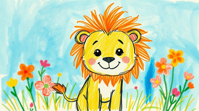 simple-lion-drawing-for-kids