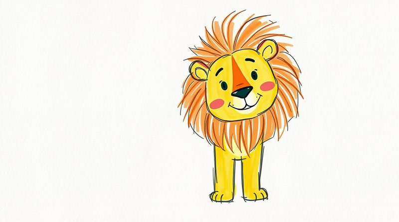 easy-and-simple-lion-drawing-for-kids