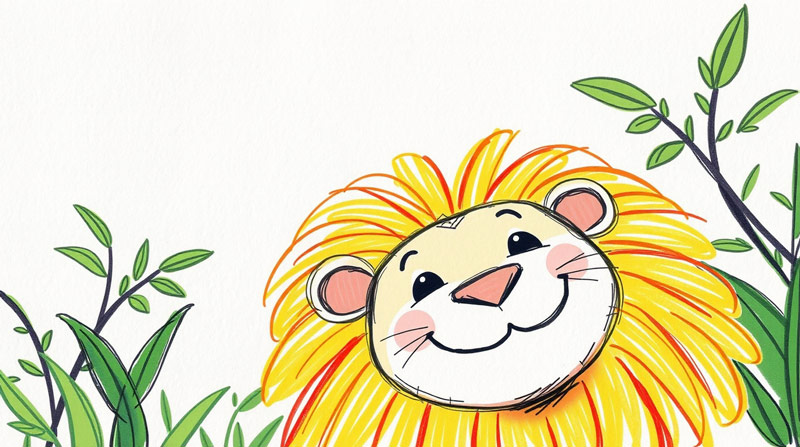simple-lion-drawing-for-kids