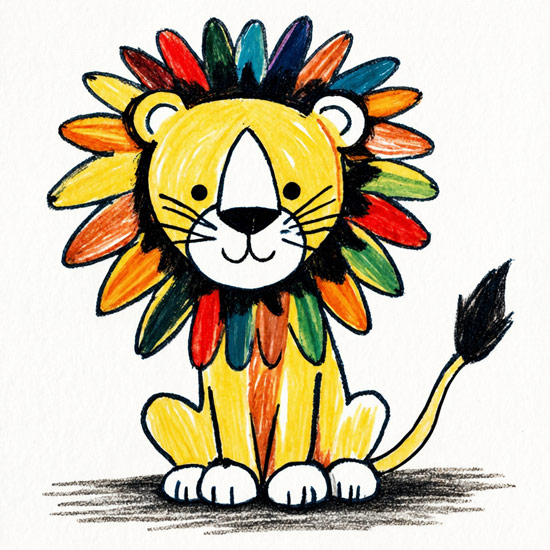 simple-lion-drawing-for-kids