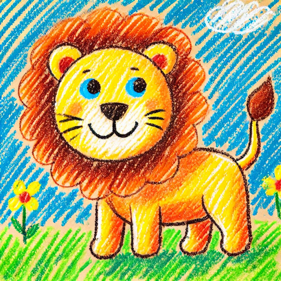 simple-lion-drawing-for-kids
