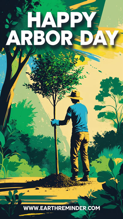 Happy Arbor Day Poster Ideas