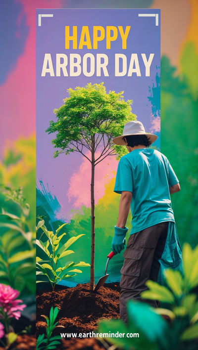 Happy Arbor Day Poster Ideas