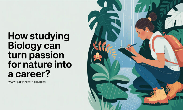 How Studying Biology Can Turn Passion for Nature into a Career?